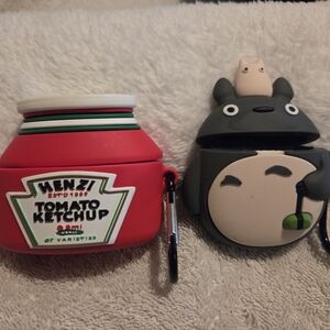 Airpod Pro or Pro 2nd Gen Ketchup & Totoro Airpods 2 & 1 Case Only (NEW)